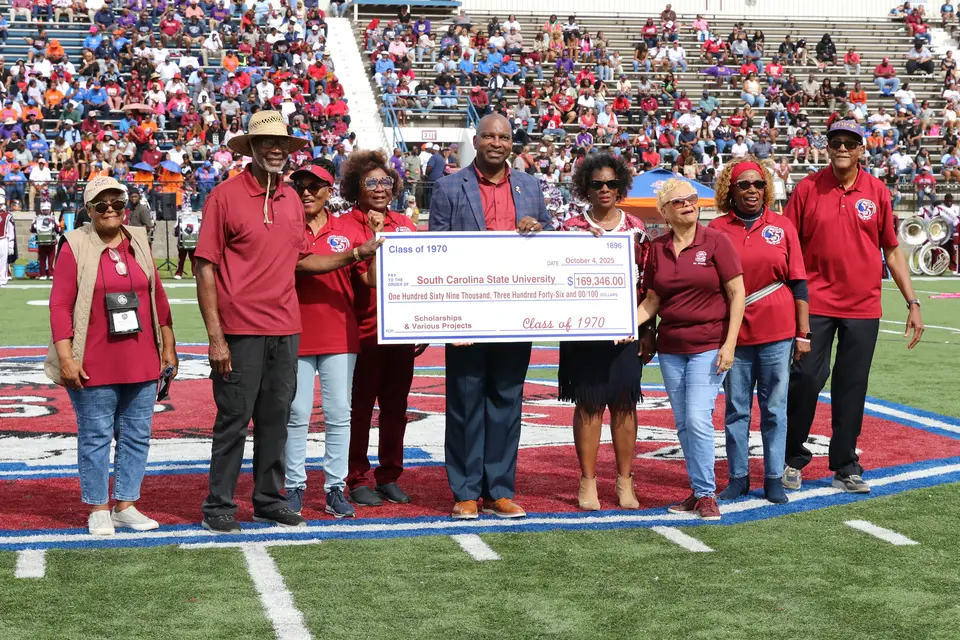 Homecoming Game Day scene at SC State