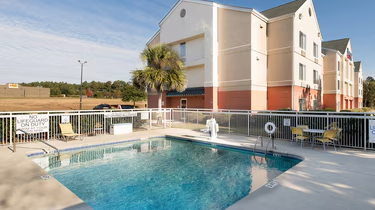 Fairfield Inn Orangeburg property and pool